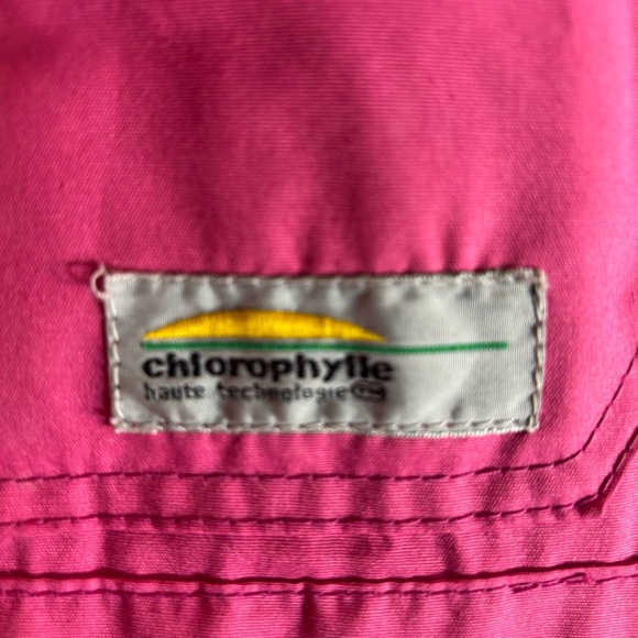 CHLOROPHYLLE Sz XL (estimated ) High Neck Hooded Zipper Vented Canvass Jacket - Picture 4 of 14